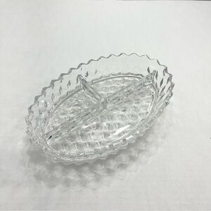 Vintage mid century relish dish